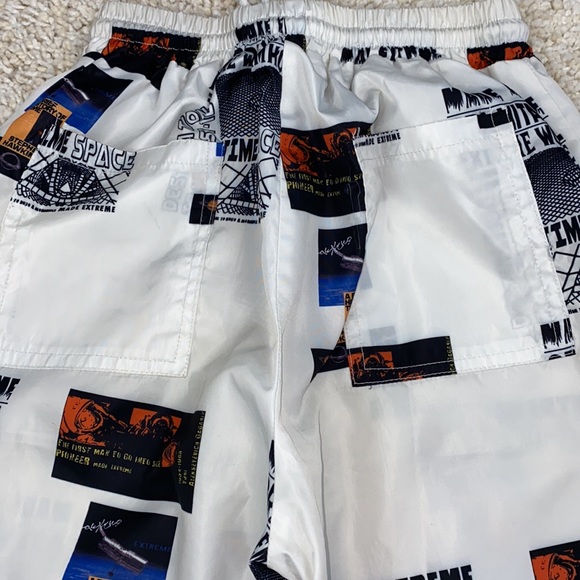 UNBRANDED Nylon Jogger Pants Steven Hawking Newsprint Space - Picture 7 of 8